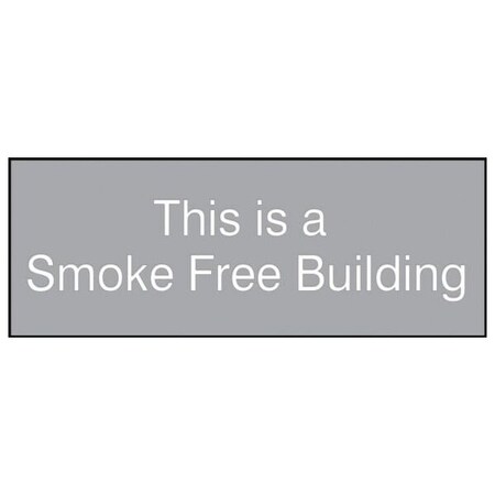 Accuform 8 in W x 3 in H, Engraved Plastic PSG848GY